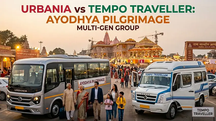 Force Urbania vs Tempo Traveller for NRI Family Pilgrimages