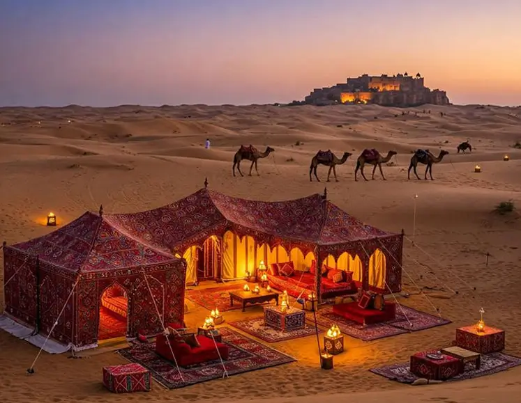 Golden Triangle with Rajasthan Desert Camp