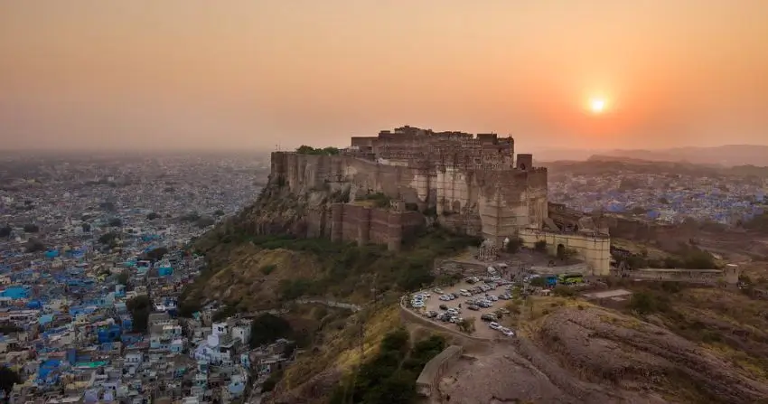 Sunrise at Mehrangarh Fort
