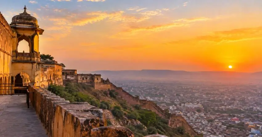 Sunrise at Nahargarh Fort