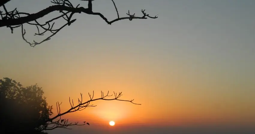 Sunset from Guru Shikhar